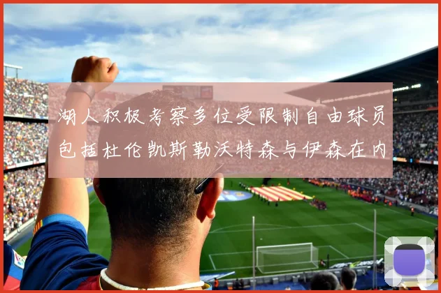 湖人积极考察多位受限制自由球员包括杜伦凯斯勒沃特森与伊森在内